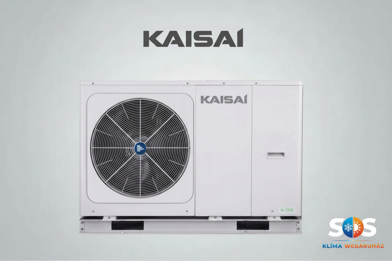KAISAI Monoblokk hőszivattyú 8kW R32